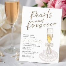 Pearls and Prosecco   White Bow Bridal Shower