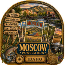 Moscow Idaho Postcards/Gifts