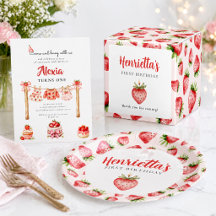 STRAWBERRY THEMED BIRTHDAY 