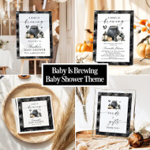 Baby Is Brewing Halloween Baby Shower Theme