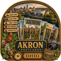 Akron Ohio Postcards/Gifts