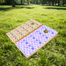 Pattern Cornhole Boards and Bags