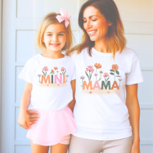 Mama and me Matching Tshirts Hoodies