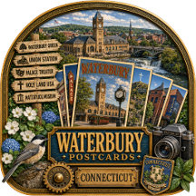 Waterbury Connecticut Postcards/Gifts