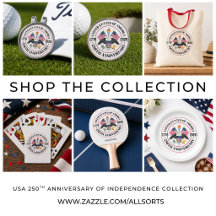 USA 250th Anniversary Patriotic Eagle Emblem Gifts