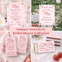 Berry In Love Strawberry Summer Bridal Shower