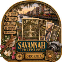 Savannah Georgia Postcards/Gifts