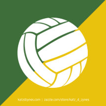 green and gold volleyball team colors
