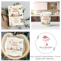 Party Animals Woodland Birthday - Neutral