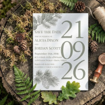 Elegant Rustic Pine Branch Wedding Collection