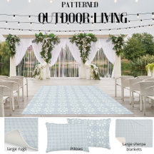 Patterned outdoor/indoor living