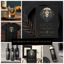 Leo Birthday Party Supplies & Lion Gifts