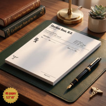 Custom Rx Prescription Pad for Doctors, Nurses 