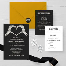 Skeleton Hands Heart Wedding Collection