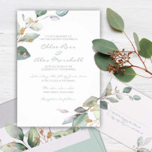 Watercolor Garden Wedding