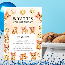 Mouse and Cookie Theme Birthday Party