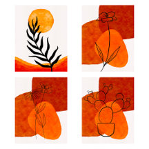 Boho Plant and Floral Posters Collection