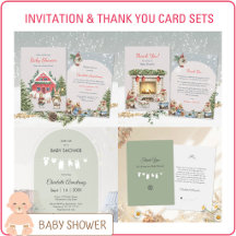 Baby Shower Invitation & Thank You Card Sets