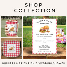 Burgers & Fries Picnic Wedding Shower