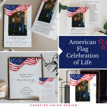 American Flag Funeral Memorial Celebration of Life