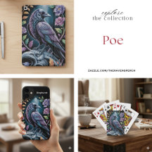 Poe Inspired Gothic Raven Decor