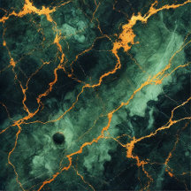 Forest Green Autumnal Marble Personalized Gifts