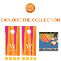 Mononogram Retro Bold stripes sports Gifts