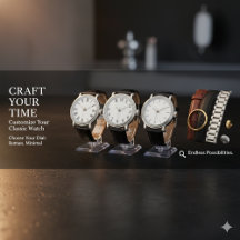 Create Your Own Personalized  Wrist Watch