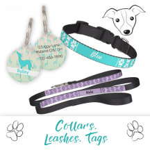 Collars, leashes, tags