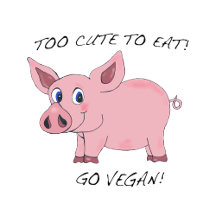 Too cute to eat GO VEGAN!