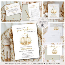 Two Sweet Little Pumpkins - White Boho Pumpkins