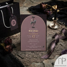 Gothic Skeleton Carousel Horse Bridal Shower