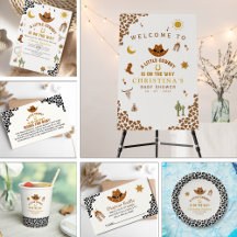 A Little Cowboy Is on The Way Cute Baby Shower