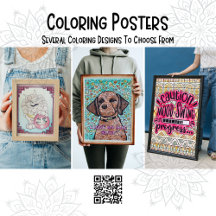 Adult Coloring Posters