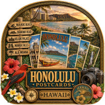 Honolulu Hawaii Postcards/Gifts