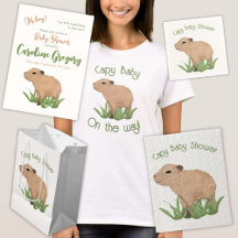Custom Capybara Gifts Baby Shower Newborn Boy