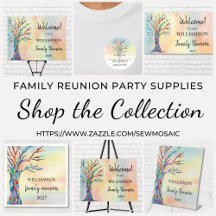 Family Reunion Party Supplies Collection