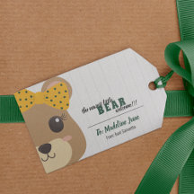 Green and Gold Bear Baby