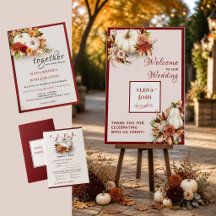 Harvest Chic - White Pumpkins Wedding Suite