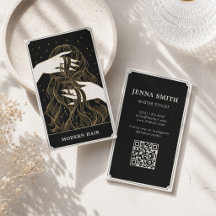 Mystical Celestial Tarot Business Card Collection