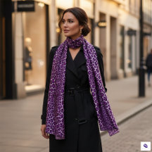 Chic Safari Luxe – Animal Chiffon Scarf Collection