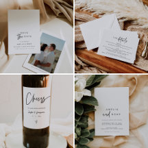 Elegant Minimalist Wedding Collection   SOFIA