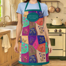 Cottagecore Stitched Patchwork Embroidered Flowers