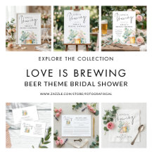 Love is Brewing Beer Theme Bridal Shower