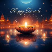 Beautiful Happy Diwali Greeting Cards