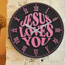 Christian Wall Clocks    Bible Verse, Faith 