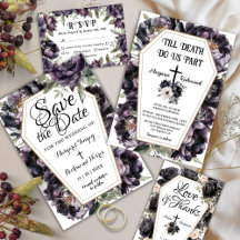 Till Death Do Us Part   Black Roses Gothic Wedding