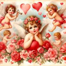 Valentine's Day Cherub Angels 