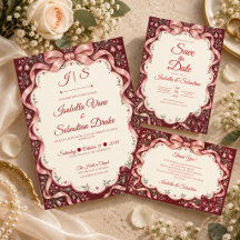 Romantic Coquette Ribbon Wedding