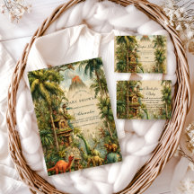 Vintage Dino Baby Shower